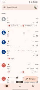 Gmail скриншот