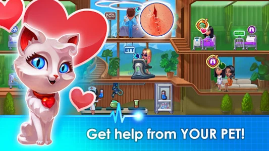 Clinic Dash Crazy Hospital скриншот